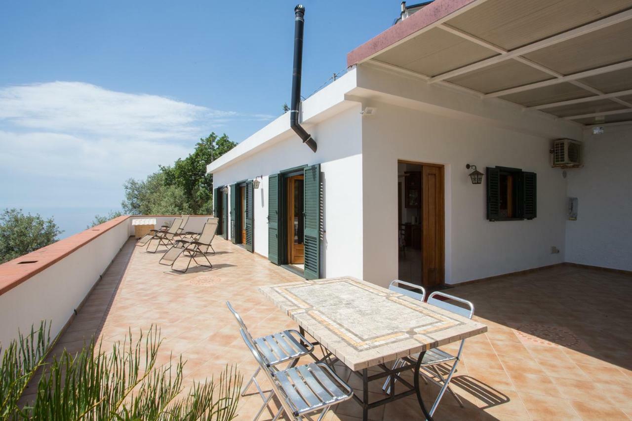 "Casalena" Villa A Furore Amalfi Coast Con Grande Terrazzo E Vista Sul Mare Екстериор снимка