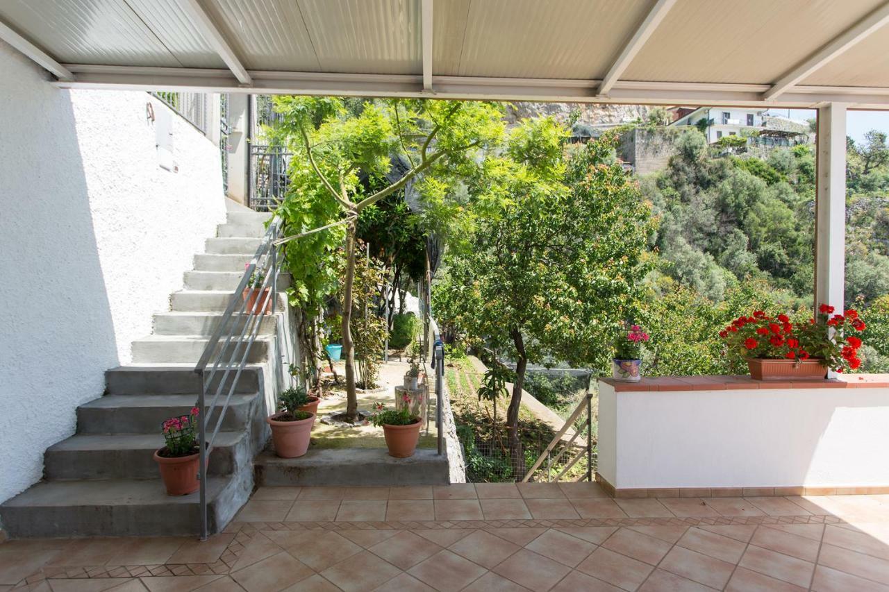 "Casalena" Villa A Furore Amalfi Coast Con Grande Terrazzo E Vista Sul Mare Екстериор снимка